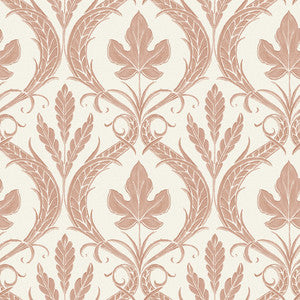Adirondack Damask Brown & Beige Wallpaper by York Wallcoverings