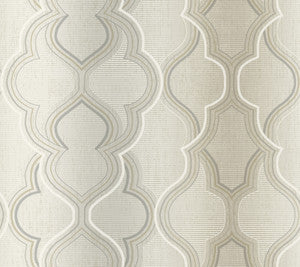 Modern Ombre Damask Beige Wallpaper by York Wallcoverings