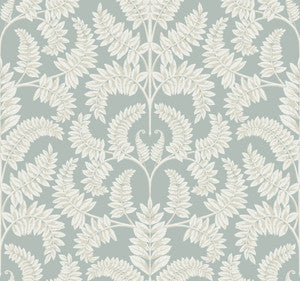 Royal Fern Damask Green Wallpaper by York Wallcoverings