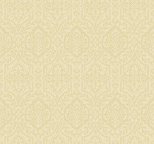 Cathedral Damask Gold Wallpaper by York Wallcoverings