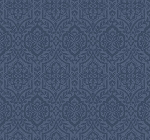 Cathedral Damask Blue Wallpaper by Inspired by Color