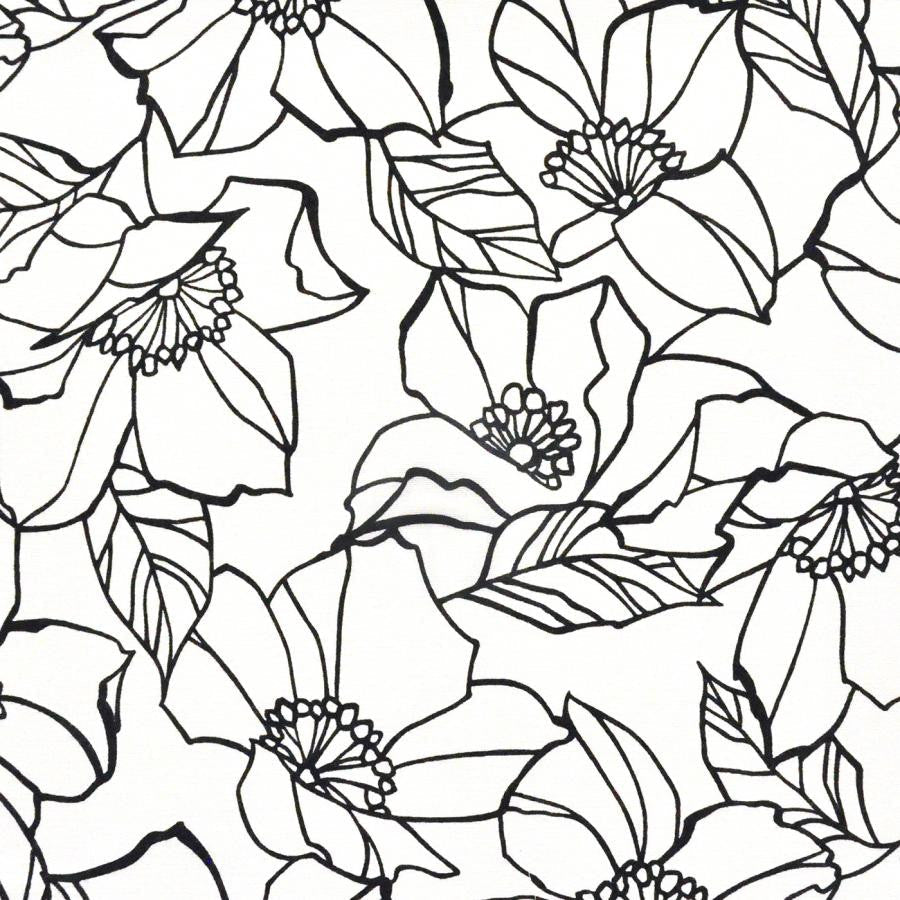 Diana # 439 Domino by Maxwell Designer Fabric Color Theory-Vol.Vi Flagstone 100% COTTON SPAIN V-27"H-13.5" 54" - Swanky Fabrics -