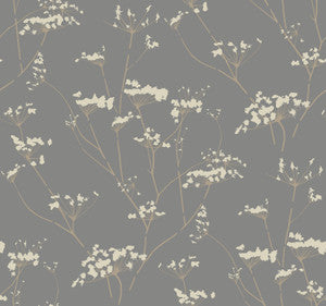 Enchanted Silver Wallpaper by Candice Olson