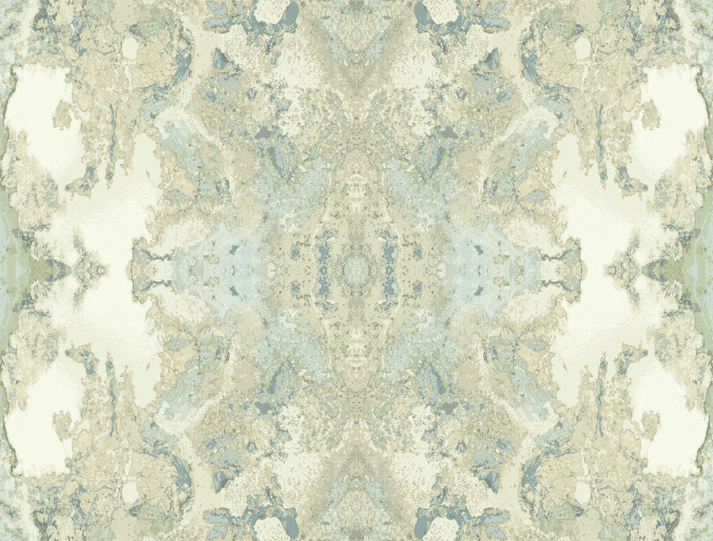 Inner Beauty Blue Wallpaper by Candice Olson Candice Olson Botanical Dreams Covers about 60.8 square feet Unpasted 20.5-in repeat, straight match 27-in by 27-ft long roll - Fabric Carolina -