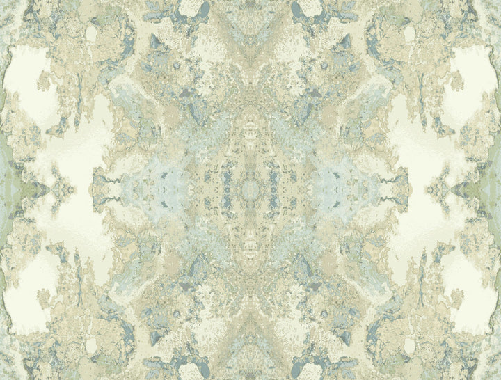 Inner Beauty Blue Wallpaper by Candice Olson Candice Olson Botanical Dreams Covers about 60.8 square feet Unpasted 20.5-in repeat, straight match 27-in by 27-ft long roll - Fabric Carolina -