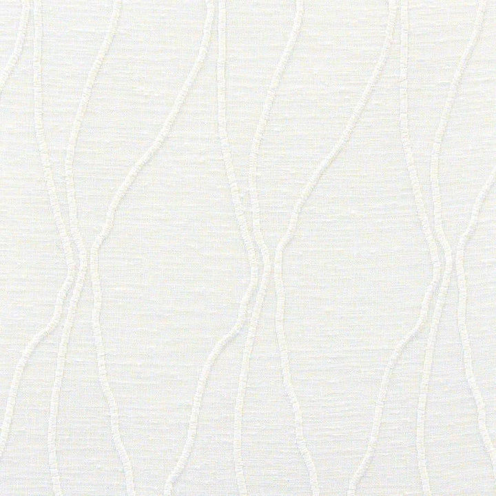 Delos # 552 Icicle by Maxwell Fabric Sheer Paths 100% POLYESTER TURKEY V-17.75" H-4.25" 118" EMB. WIDTH 110" - Fabric Carolina -