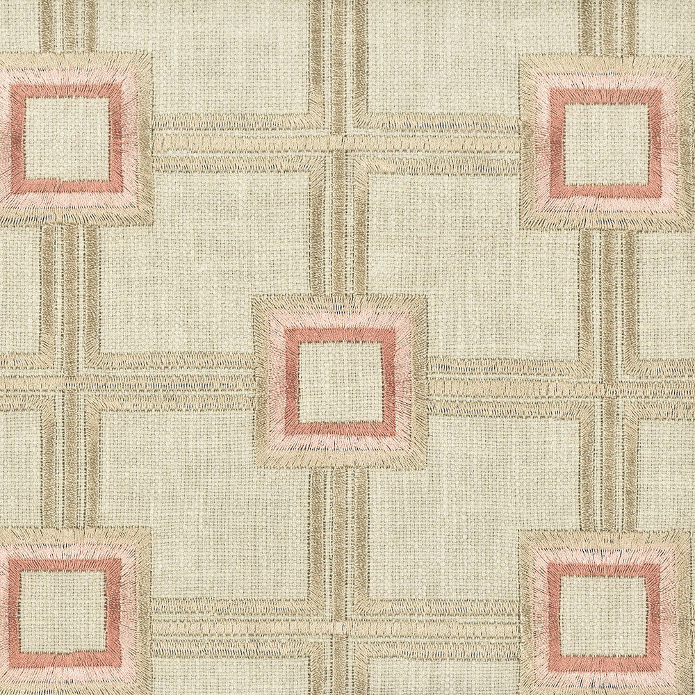 Dobson 1 Blossom by Stout Fabric RAINBOW LIBRARY CORAL/BLOSSOM 52%COT 48%POL %PEMB INDIA FLAME RETARDANT-U.F.A.C. CLASS 1 FLAME RETARDANT-N.F.P.A. 260A CLASS 1 CATB 117-2013 Horizontal: 5.125 and Vertical: 4.5 51.25 in - Fabric Carolina -