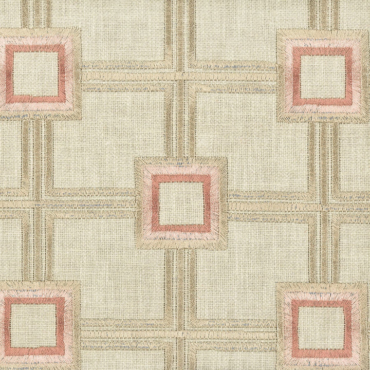 Dobson 1 Blossom by Stout Fabric RAINBOW LIBRARY CORAL/BLOSSOM 52%COT 48%POL %PEMB INDIA FLAME RETARDANT-U.F.A.C. CLASS 1 FLAME RETARDANT-N.F.P.A. 260A CLASS 1 CATB 117-2013 Horizontal: 5.125 and Vertical: 4.5 51.25 in - Fabric Carolina -