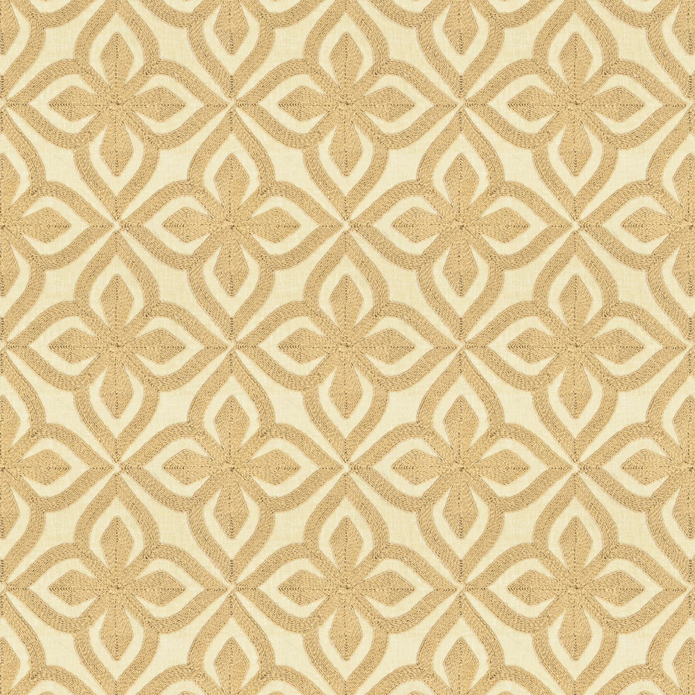 Dogon 2 Camel by Stout Fabric African Expedition 70% Polyester 30% Cotton Polyester Embroidery INDIA FLAME RETARDANT-U.F.A.C. CLASS 1 (OR A) CATB 117-2013 WYZENBEEK 51 000 DOUBLE RUB WEAR TEST (HEAVY DUTY) Horizontal: 9.5 and Vertical: 9 54 in - Fabric Carolina -