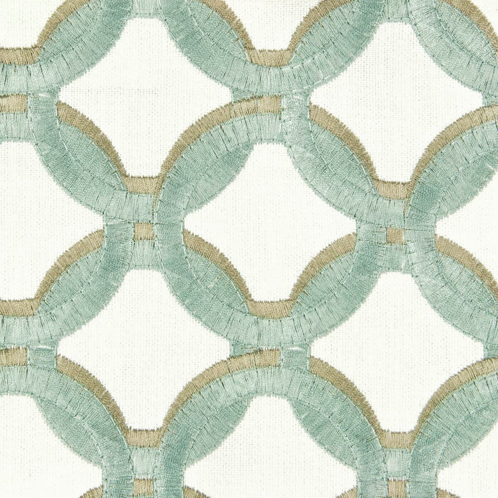 Dolby 1 Seafoam by Stout Fabric COMFORTABLE LIVING SEAMIST/AQUA 57%POL 43%COT INDIA CATB 117-2013 WYZENBEEK 15 000 DOUBLE RUB WEAR TEST (HEAVY DUTY) Horizontal: 3.25 and Vertical: 3 52 in - Fabric Carolina -