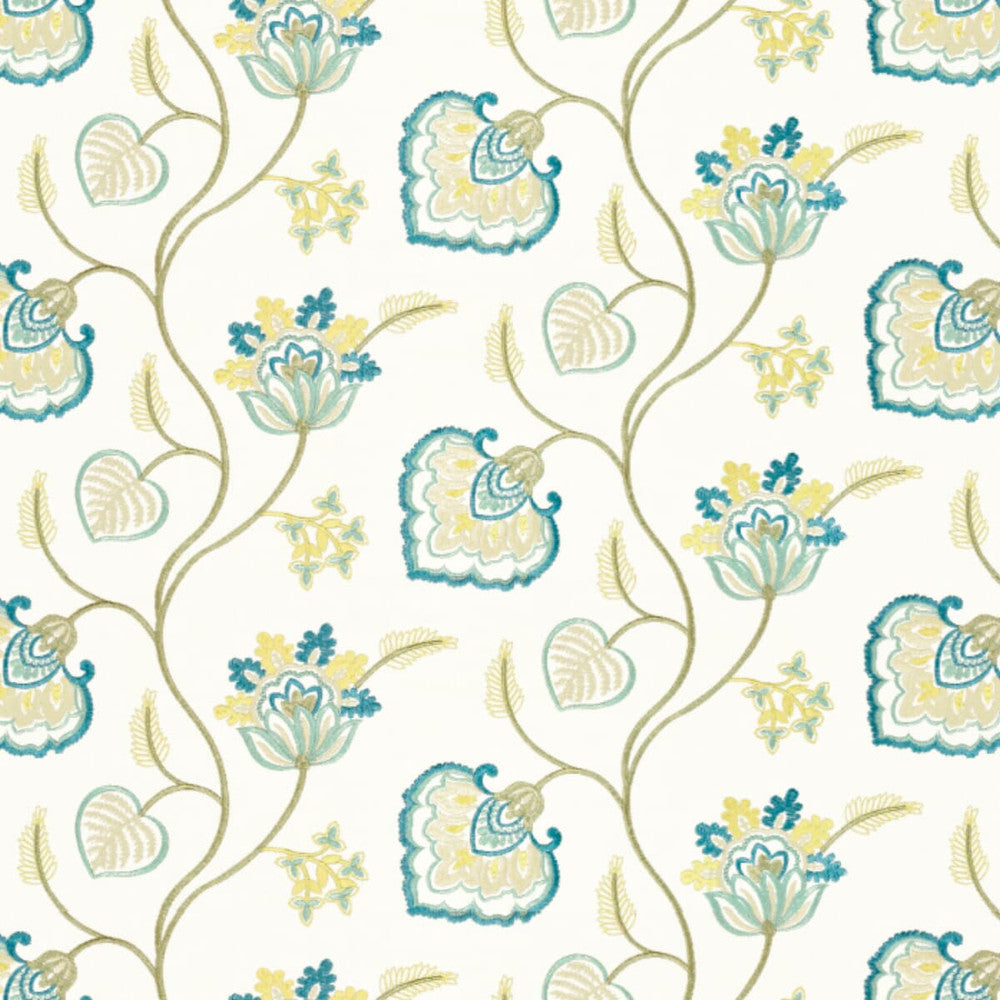 Dominique 2 Bluebird by Stout Fabric COMFORTABLE LIVING CARIBBEAN/SEASPRAY 60%COT 40%POL INDIA FLAME RETARDANT-CA BULLETIN 117-SECTION E FLAME RETARDANT-U.F.A.C. CLASS 1 WYZENBEEK 30 000 DOUBLE RUB WEAR TEST (HEAVY DUTY) </p><p>Repeat: 9.375 52 in - Fabric Carolina -