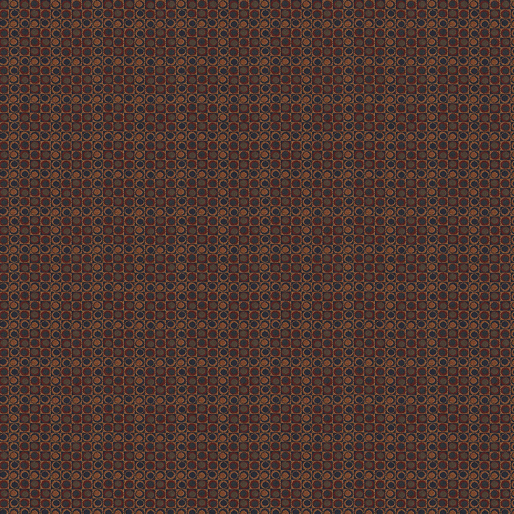 Dominos 1006 Redwood by ABBEYSHEA Fabric 100% Polyester CN 69,000 Double Rubs (Wyzenbeek) </p><p>Repeat: Horizontal: 2.3 in. (5.8 cm) up the roll and Vertical: 2.4 in. (6 cm) across the roll 54 in. (137 cm) - Fabric Carolina -