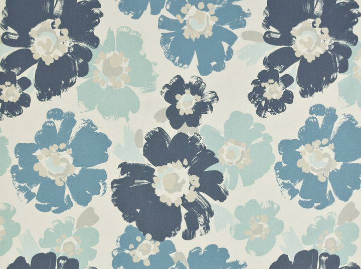 Dorinda 593 Indigo by Covington Fabric 100% COTTON DUCK Various 30000 Horizontal: 27.25 and Vertical: 27 56.75 - Fabric Carolina -