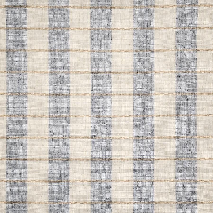 Dorchester # 114 Atlantic by Maxwell Fabric Color Theory-Vol. Ix Pacific 85% POLYESTER
15% LINEN INDIA V-2" H-2" 54" - Fabric Carolina -