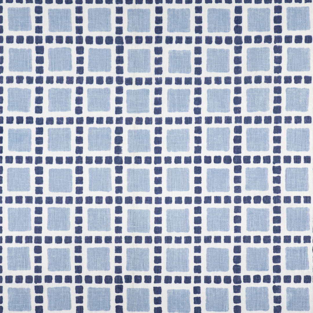 Dewitt # 527 Blueberry by Maxwell Designer Fabric Color Theory-Vol. X Twilight 65% COTTON 35% POLYESTER INDIA V-9.3" H-7.7" 54" - Swanky Fabrics -