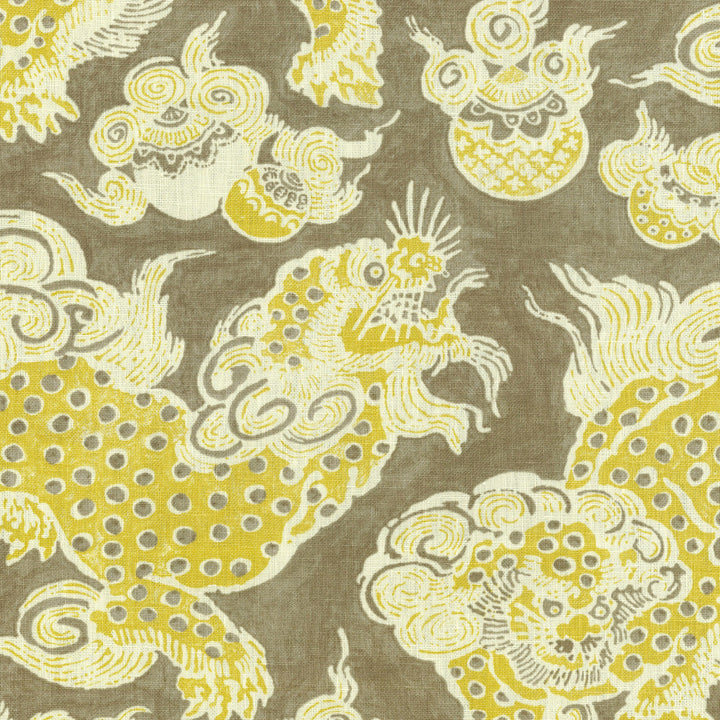 Dragons 38J6931 by JF Fabric Windsong Book 100% Linen China 24000 Horizontal: 27 and Vertical: 25.25 55 - Fabric Carolina -