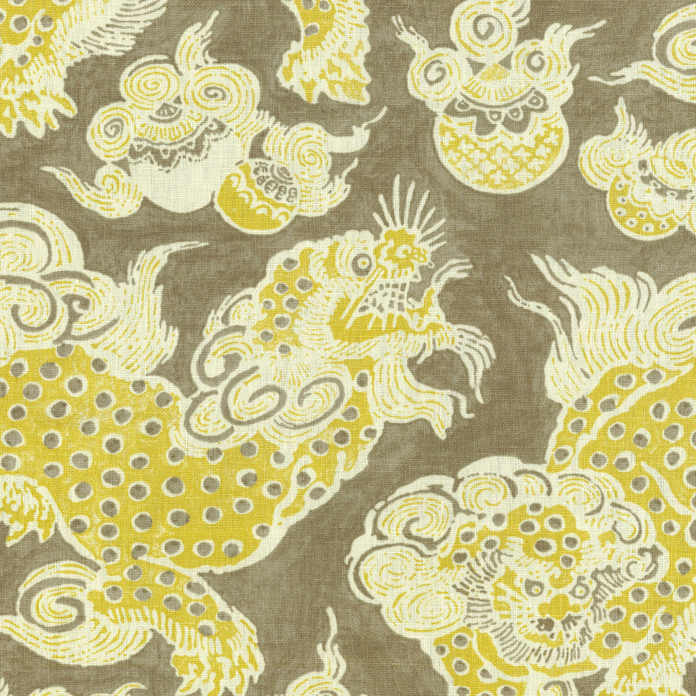 Dragons 38J6931 by JF Fabric Windsong Book 100% Linen China 24000 Horizontal: 27 and Vertical: 25.25 55 - Fabric Carolina -
