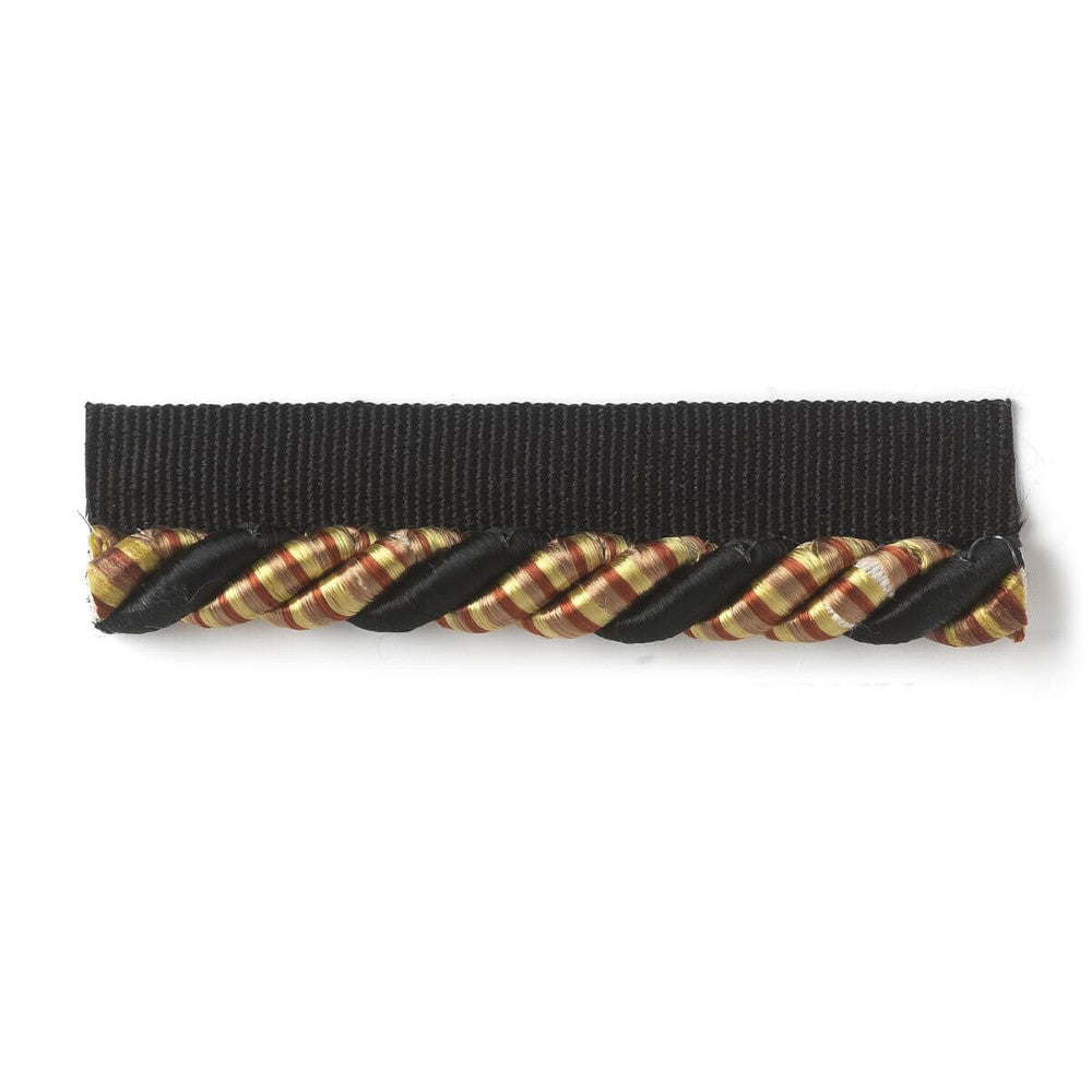 Drawbridge 3 Ebony by Stout Trim Mystique Trim 49% Cotton 45% Spun Viscose 6% Polyester CHINA Horizontal: 0 and Vertical: 0 0.38 in - Fabric Carolina -