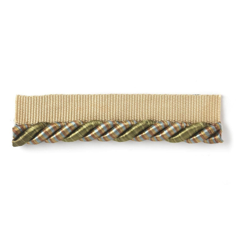 Drawbridge 4 Tarragon by Stout Trim MYSTIQUE TRIM 49%COT 45%SVI 6%POL CHINA Horizontal: 0 and Vertical: 0 0.38 in - Fabric Carolina -