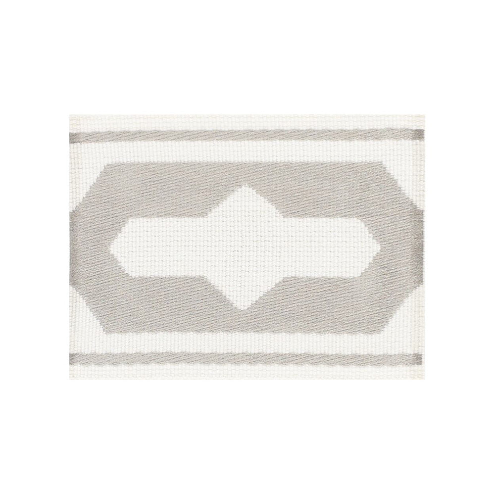 Drew Tape 2 Nickel by Stout Trim Stout Trim Drew Tape 2 NickelTrim ALLURE TRIM 100%SVI TURKEY </p><p>Repeat: H: 3.750, V: 0.000 2.75 in - Fabric Carolina -