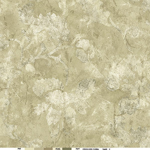 Distressed Bone Scroll Wallpaper by Lucky Day