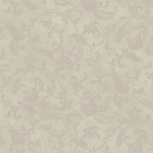 Trento Gold Floral Motif Scroll Wallpaper by Lucky Day