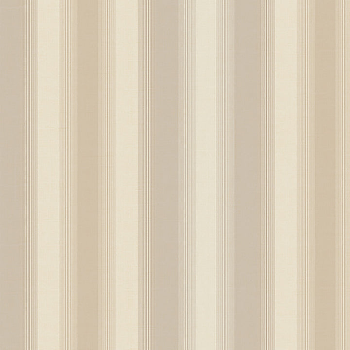 Luca Neutral Stripe Wallpaper by Lucky Day Super Value Program Covers about 56.4 square feet 20.5-in by 33-ft long roll Prepasted 20.5 - Fabric Carolina -