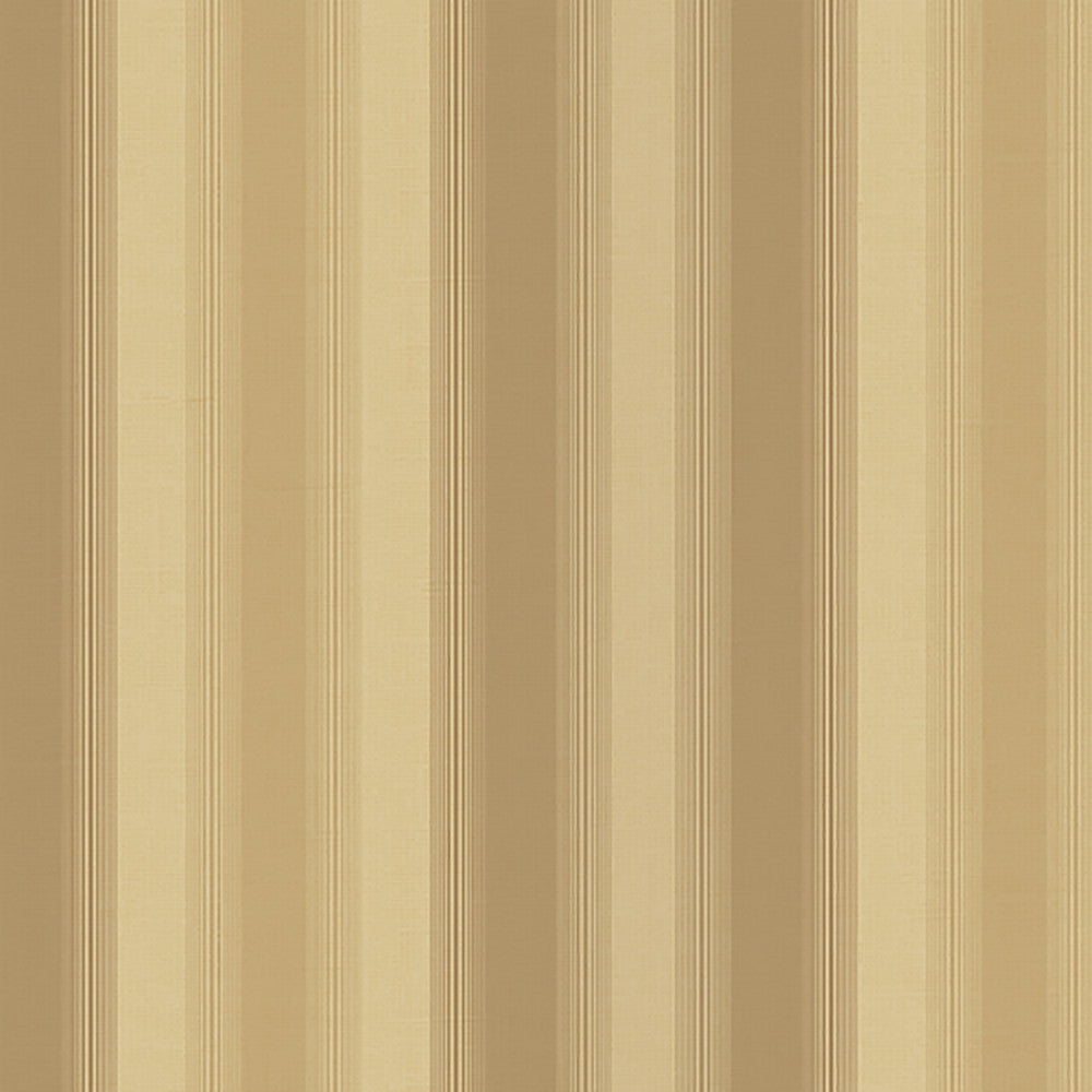 Luca Coffee Stripe Wallpaper by Lucky Day Super Value Program Covers about 56.4 square feet 20.5-in by 33-ft long roll Prepasted 20.5 - Fabric Carolina -