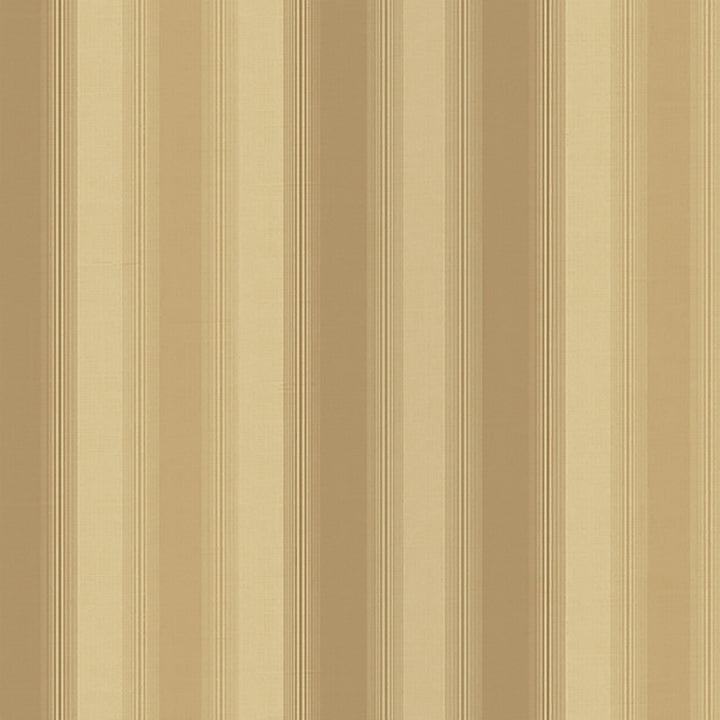 Luca Coffee Stripe Wallpaper by Lucky Day Super Value Program Covers about 56.4 square feet 20.5-in by 33-ft long roll Prepasted 20.5 - Fabric Carolina -