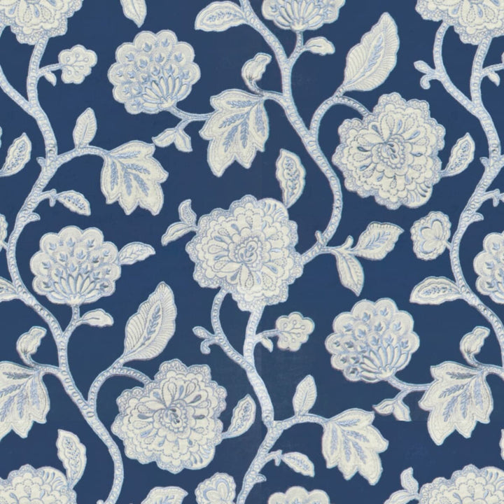 Dryden 1 Blueberry by Stout Fabric RAINBOW LIBRARY PORCELAIN/ROYAL 100%LIN %BEMB INDIA MARTINDALE WEAR TEST (LIGHT DUTY) Horizontal: 25.75 and Vertical: 31.125 51.5 in - Fabric Carolina -
