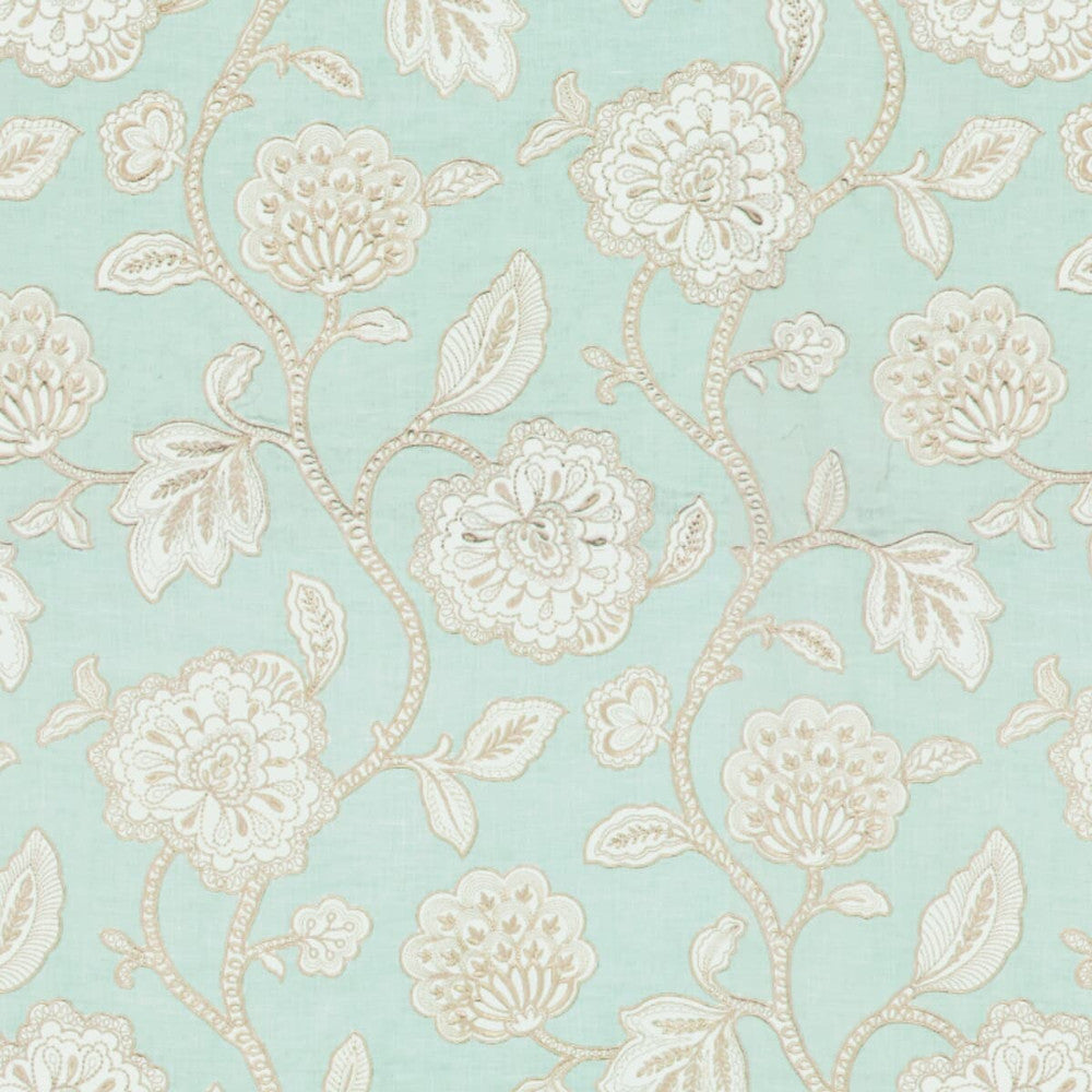 Dryden 3 Robinsegg by Stout Fabric RAINBOW LIBRARY SPA/TEAL 100%LIN %BEMB INDIA MARTINDALE WEAR TEST (LIGHT DUTY) </p><p>Repeat: 31.125 51.5 in - Fabric Carolina -