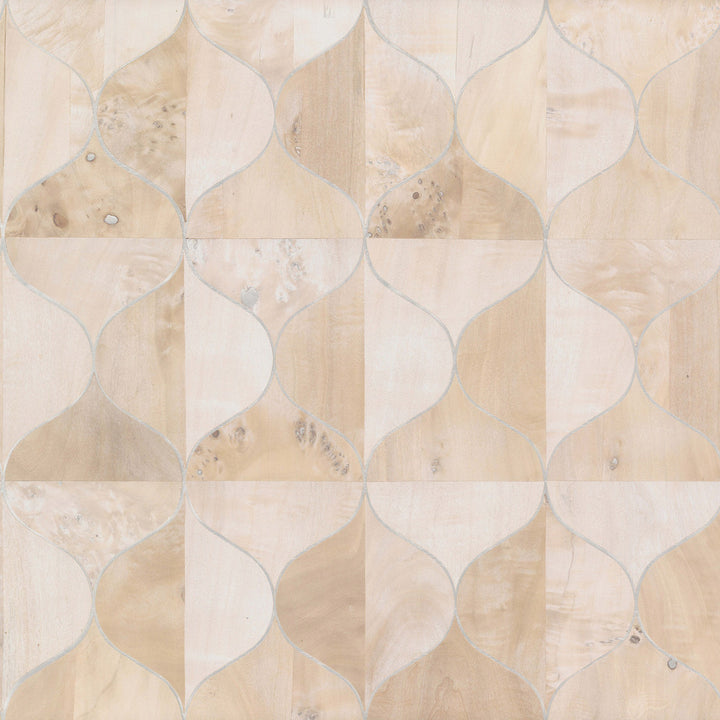 Burlwood Ogee White Wallpaper by Candice Olson Candice Olson After 8 Covers about 72 square feet 36-in by 24-ft long roll Unpasted 6 - Fabric Carolina -