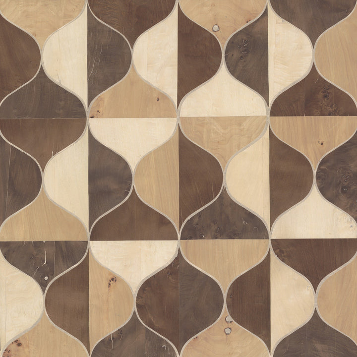 Burlwood Ogee Warm Neutral Wallpaper by Candice Olson Candice Olson After 8 Covers about 72 square feet 36-in by 24-ft long roll Unpasted 6 - Fabric Carolina -