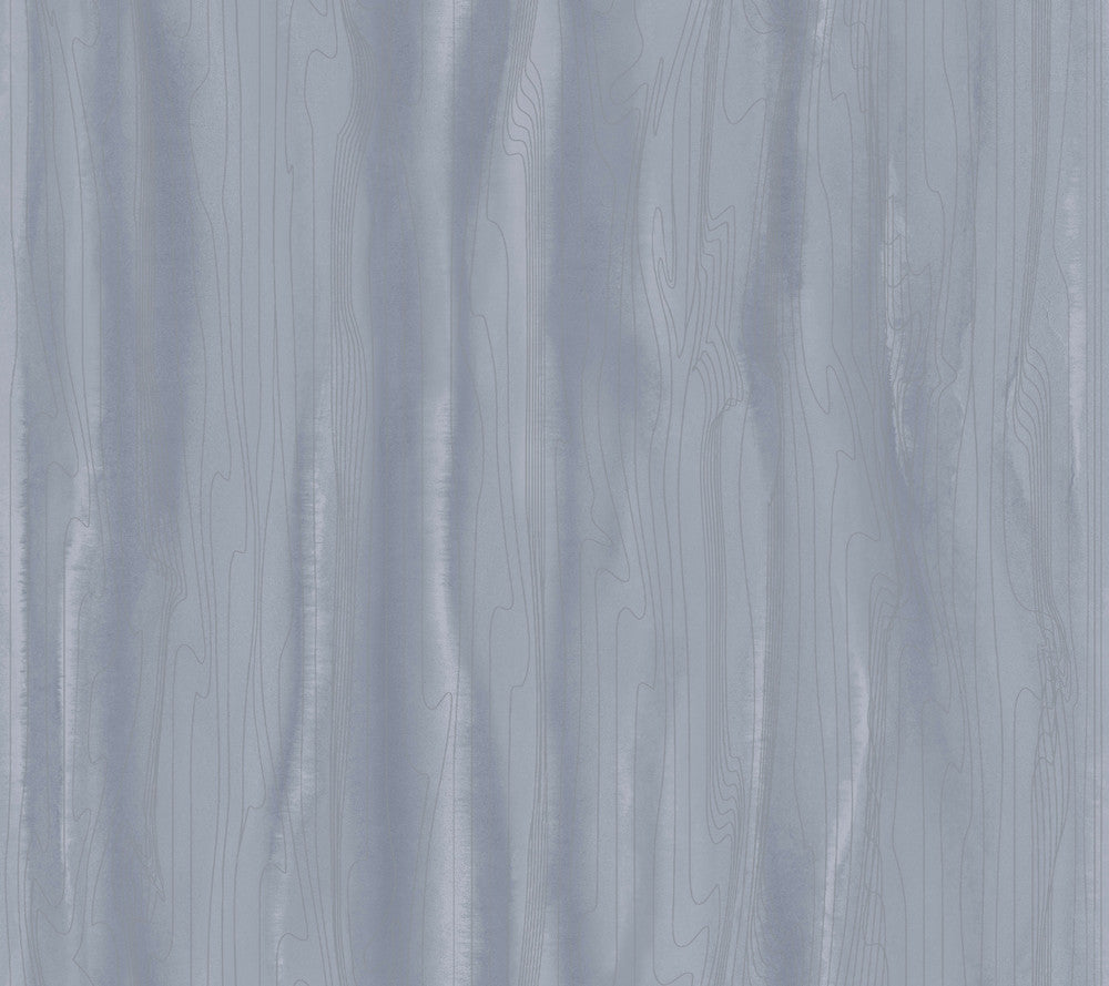 Fantasy Faux Bois Blue & Silver Wallpaper by Candice Olson Candice Olson After 8 Covers about 60.8 square feet 27-in by 27-ft long roll Unpasted 24 - Fabric Carolina -