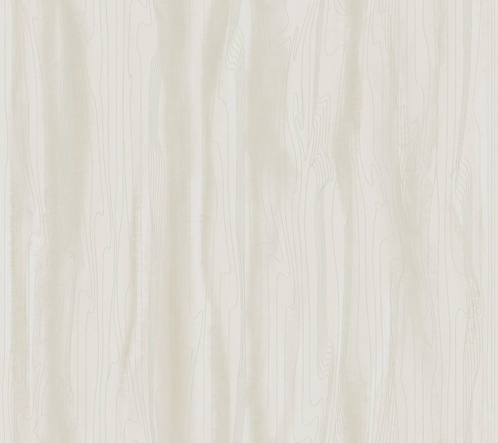 Fantasy Faux Bois White & Pearl Wallpaper by Candice Olson Designer