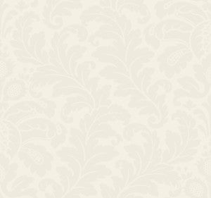 Modern Romance White Wallpaper by Candice Olson