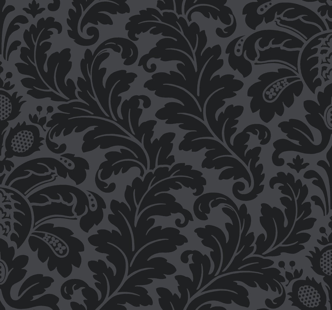 Modern Romance Black Wallpaper by Candice Olson Designer