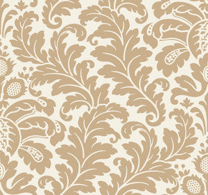 Modern Romance Gold Metallic Wallpaper by Candice Olson