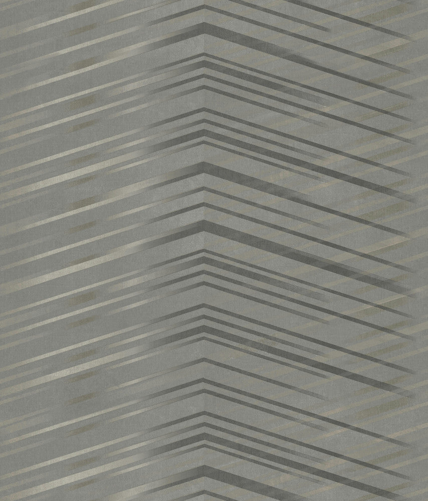 Glistening Chevron Charcoal Wallpaper by Candice Olson Candice Olson After 8 Covers about 56.4 square feet 20.5-in by 33-ft long roll Unpasted 24 - Fabric Carolina -