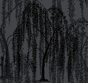 Willow Glow Grey Wallpaper by Candice Olson