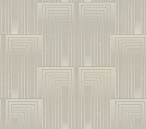 Vanishing Taupe & Pearl Wallpaper by Candice Olson