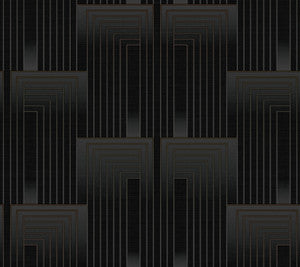 Vanishing Black & Copper Wallpaper by Candice Olson