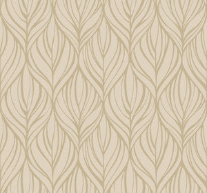Palma Taupe & Silver Wallpaper by Candice Olson