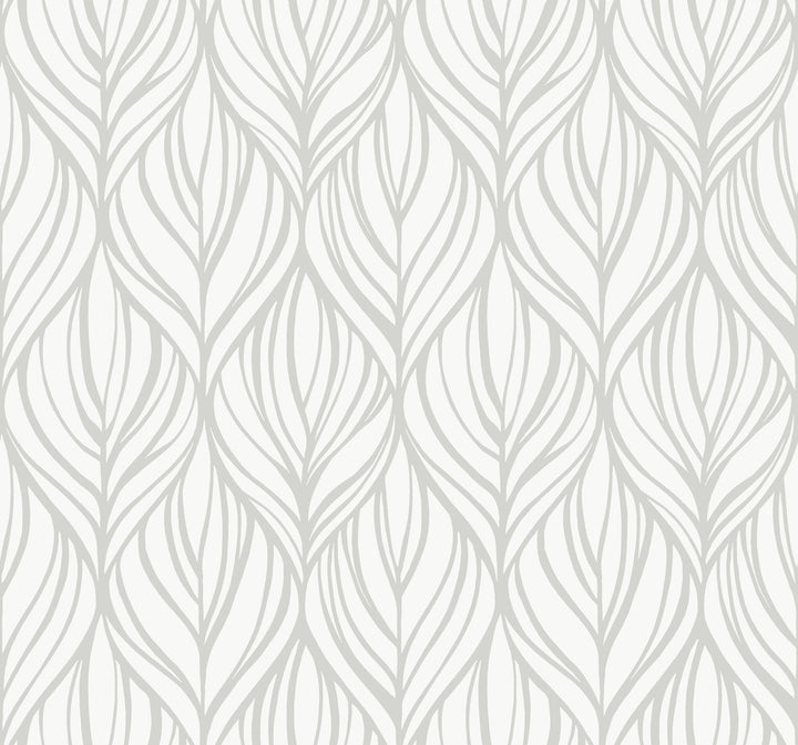 Palma White & Silver Wallpaper by Candice Olson Candice Olson After 8 Covers about 60.8 square feet 27-in by 27-ft long roll Unpasted 25.25 - Fabric Carolina -