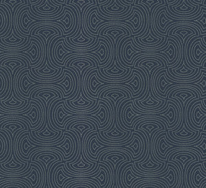 Hourglass Navy Wallpaper by Candice Olson