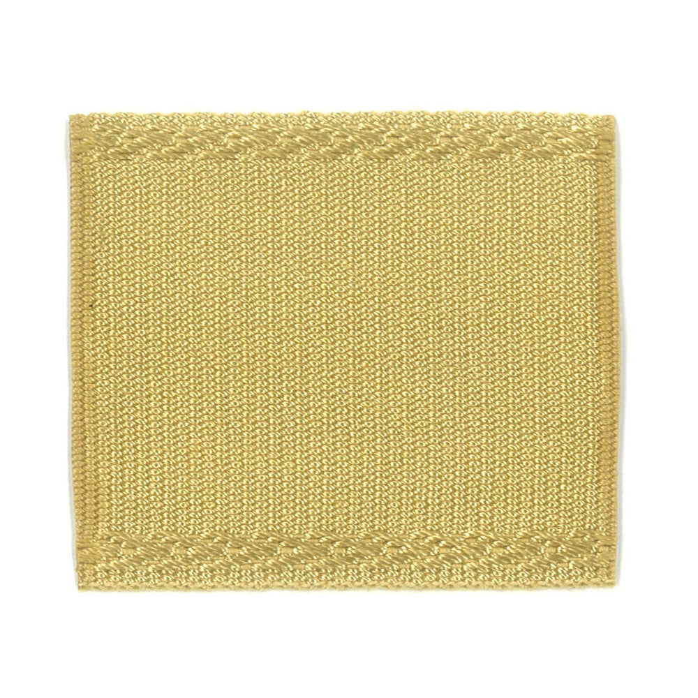 Dubree 32 Maize by Stout Designer Trim PERFECT ACCENT TRIM 99%SVI 1%POL CHINA WYZENBEEK 100 000 DOUBLE RUB WEAR TEST (HEAVY DUTY) Horizontal: 0.000 and Vertical: 0.000 2.5 in - Swanky Fabrics -