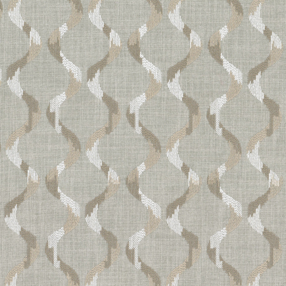 Duffy 2 Smoke by Stout Fabric Stout Fabric Duffy 2 SmokeFabric COLOR MY WINDOW PEWTER/TAUPE 100%POL %PEMB INDIA </p><p>Repeat: H: 5.250, V: 9.500 53 in - Fabric Carolina -