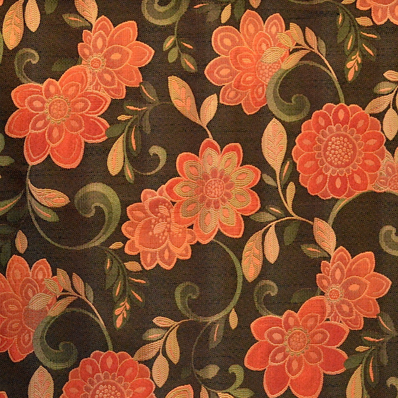 Dulcet Black by Magnolia Fabric - 100% Poly China 12000 Horizontal: 29 and Vertical: 30 56" - Fabric Carolina -