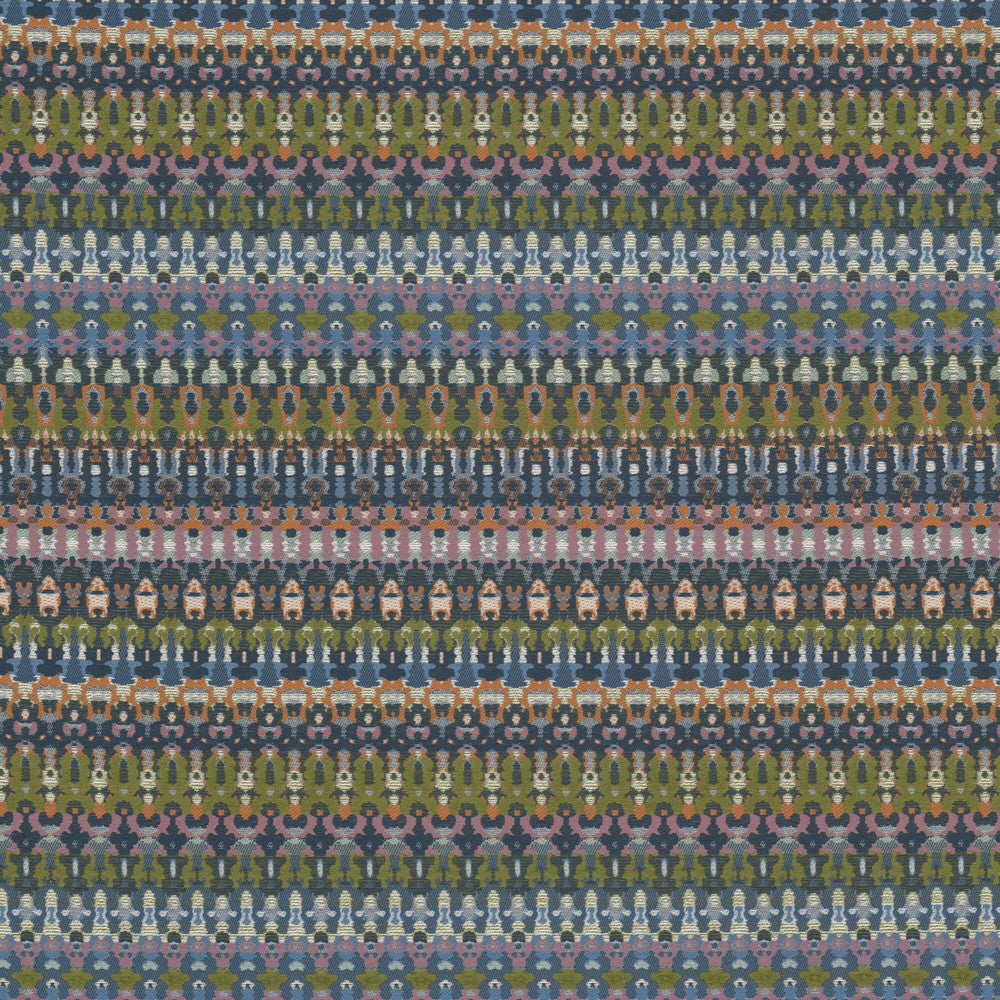 Dunway 1 Mardigras by Stout Fabric Stout Fabric Dunway 1 MardigrasFabric Rainbow Library Blossom/Sunset 100%Pol India </p><p>Repeat: H: 1.625, V: 9.5 54 in - Fabric Carolina -