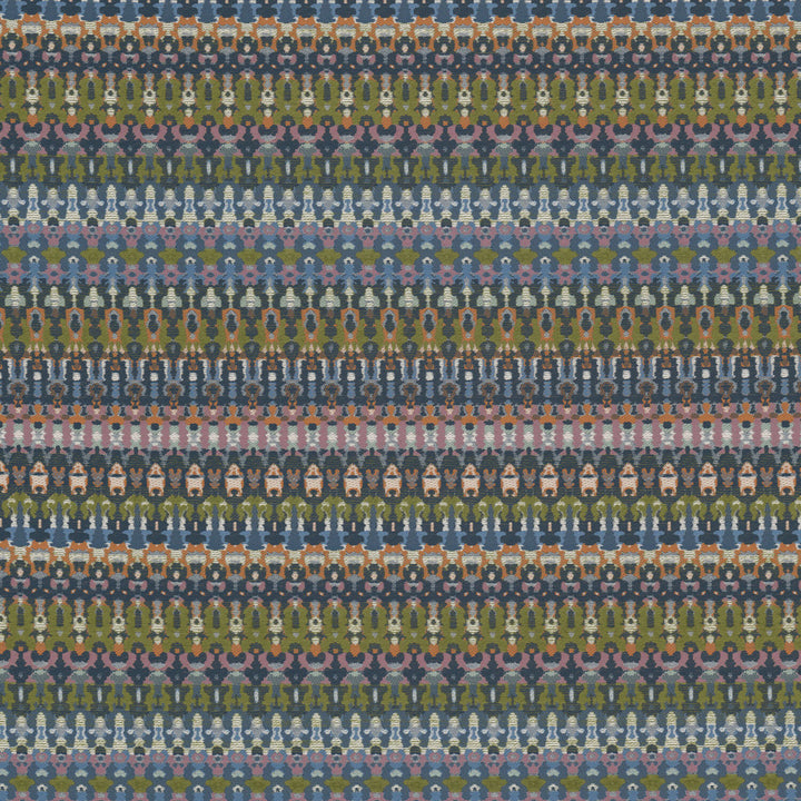 Dunway 1 Mardigras by Stout Fabric Stout Fabric Dunway 1 MardigrasFabric Rainbow Library Blossom/Sunset 100%Pol India </p><p>Repeat: H: 1.625, V: 9.5 54 in - Fabric Carolina -